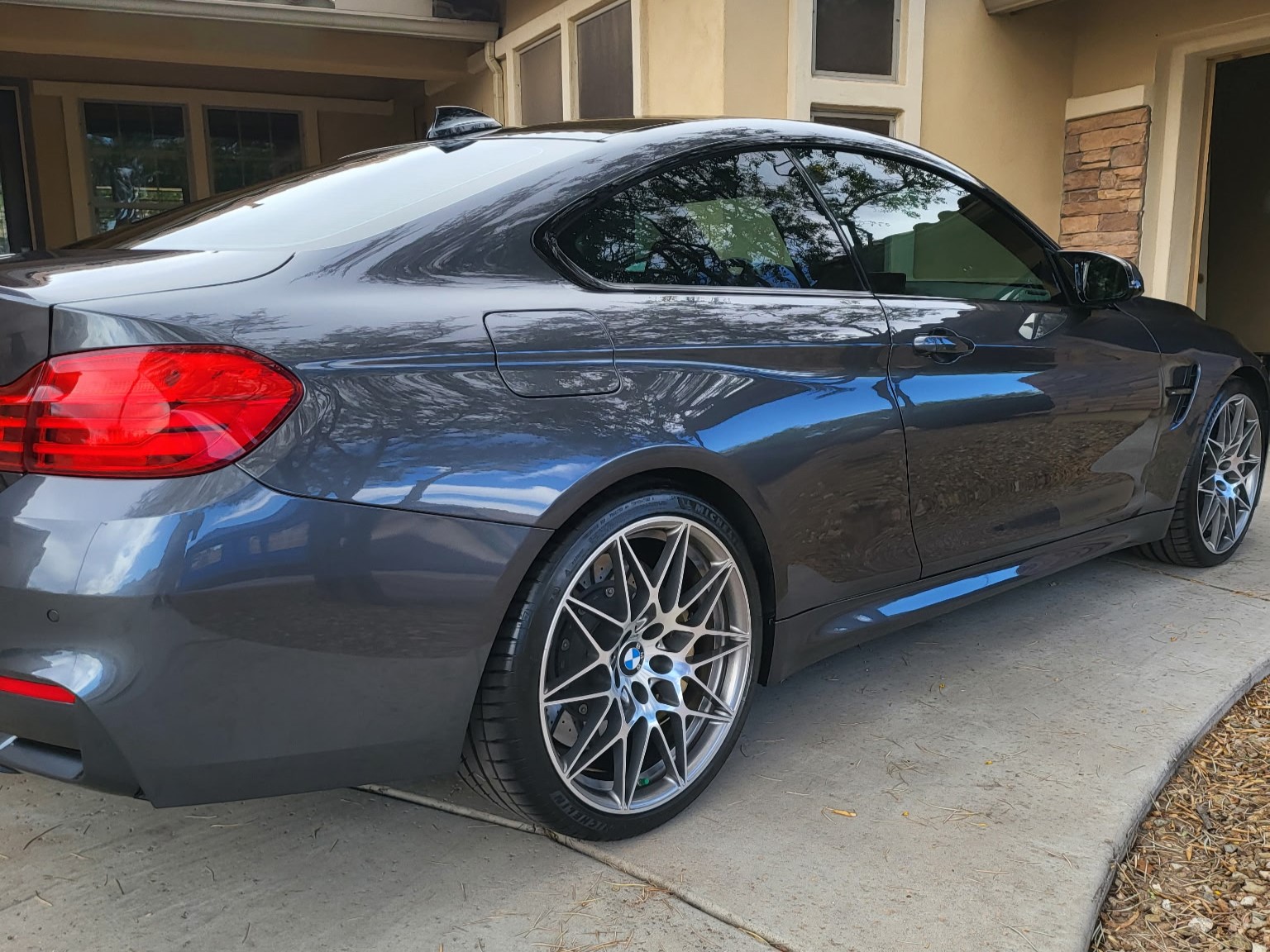 Grey BMW Rear