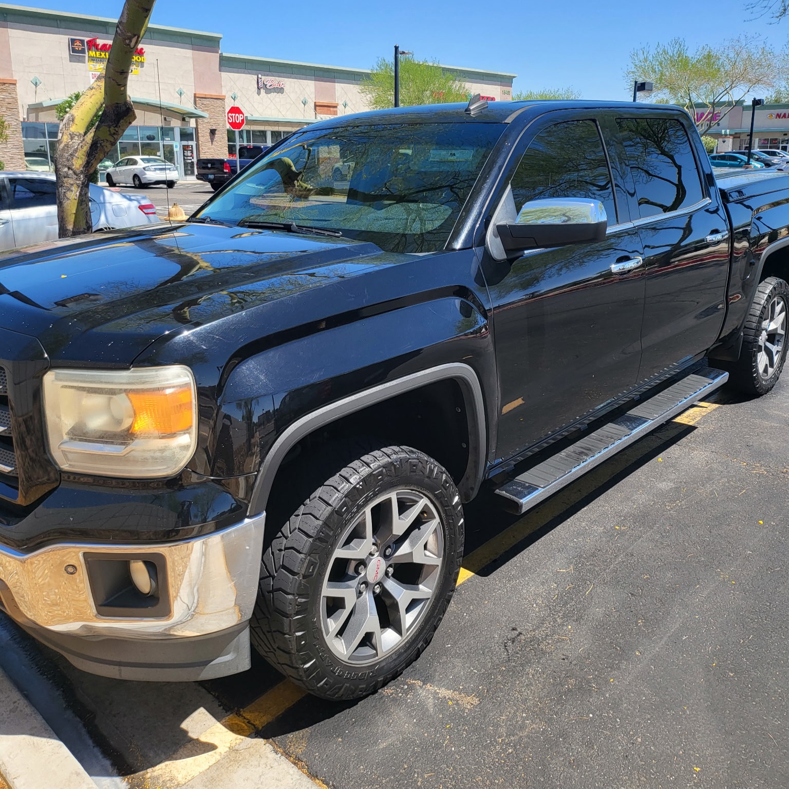 Blakc 2015 GMC Sierra paint correction Peoria AZ
